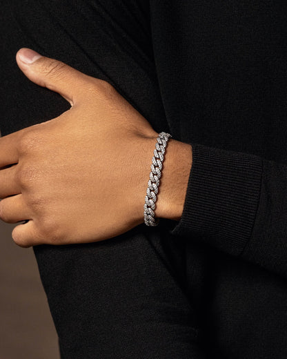 Iced Out Cuban Link Bracelet 8mm