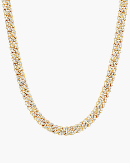 Iced Out Cuban Link Chain 5mm
