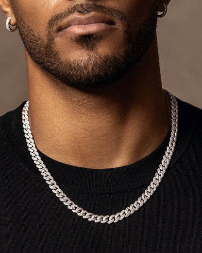 Iced Out Cuban Link Chain 8mm