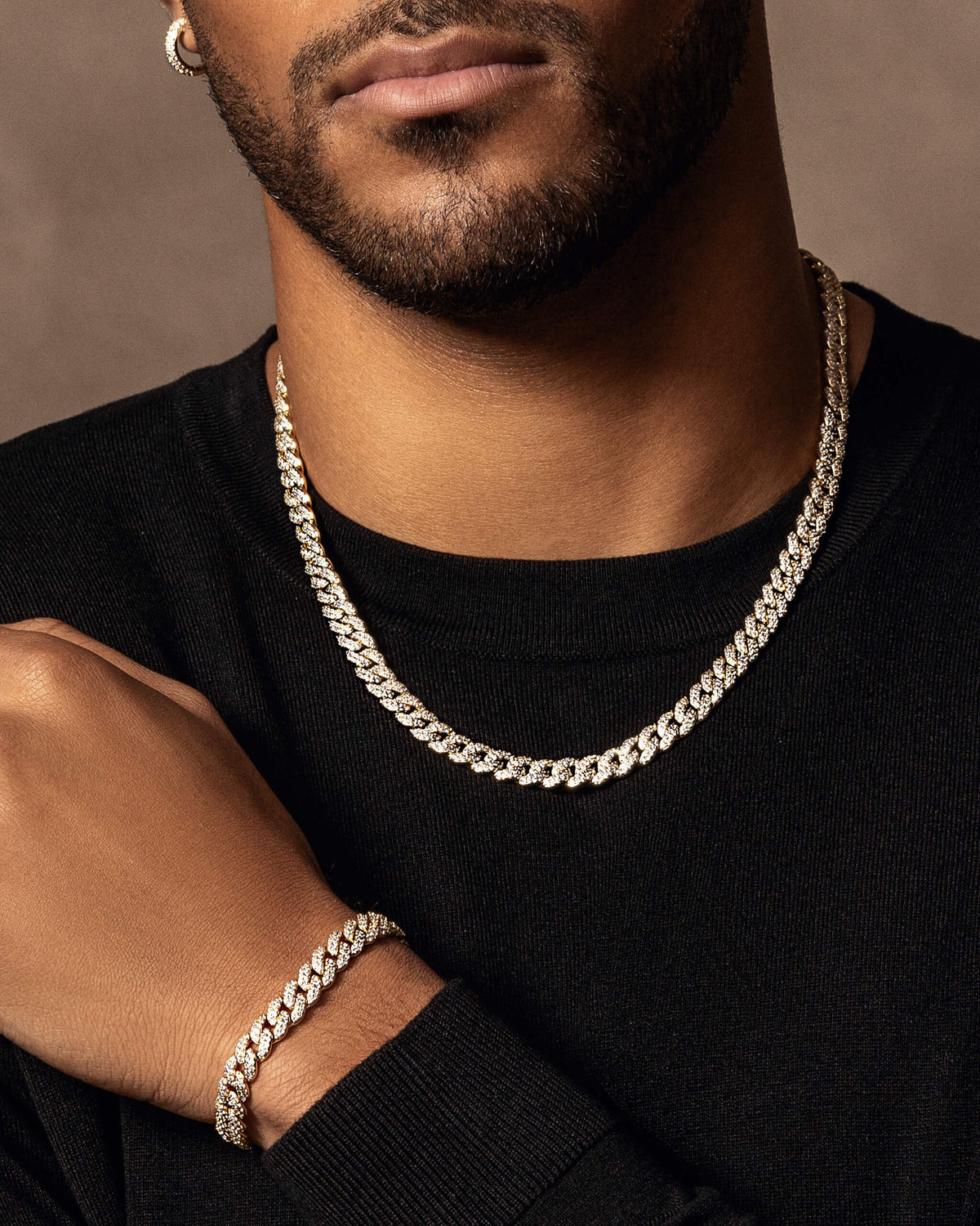 Iced Out Cuban Set 8mm
