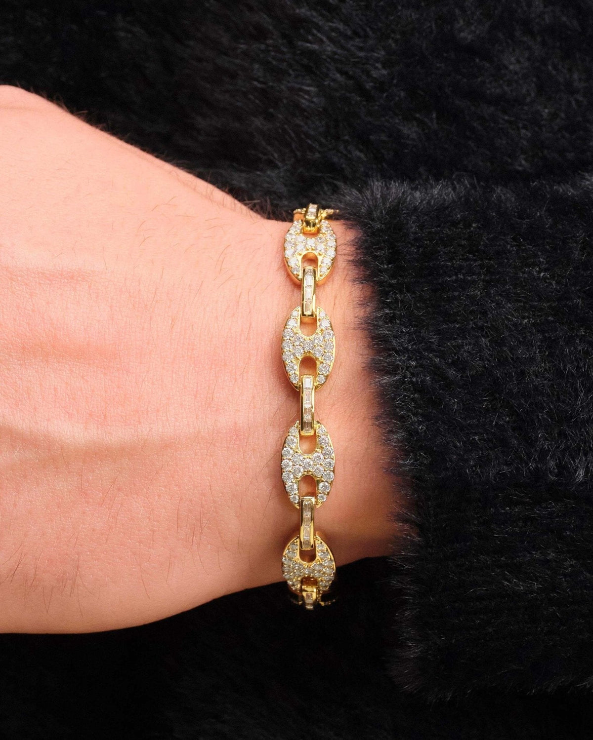 Iced Out Mariner Bracelet