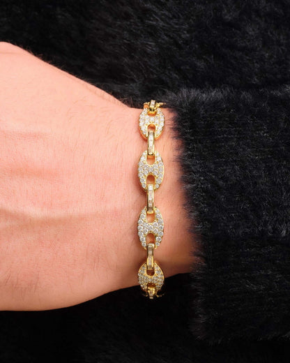 Iced Out Mariner Bracelet