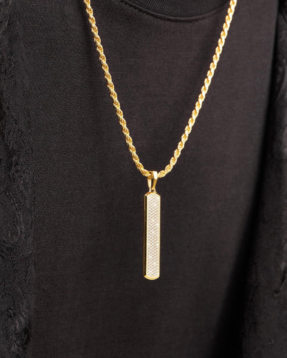 Iced Out Skyline Pendant