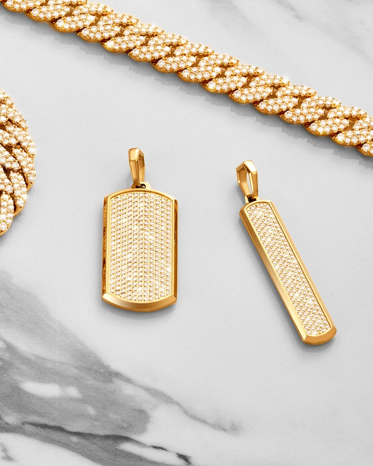 Iced Out Capitol Pendant
