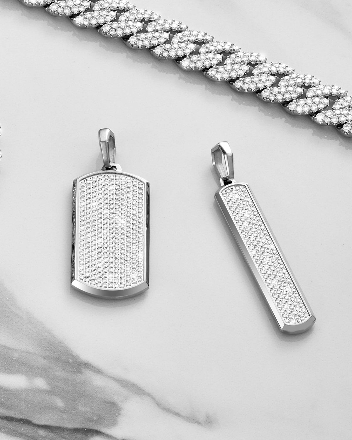 Iced Out Capitol Pendant