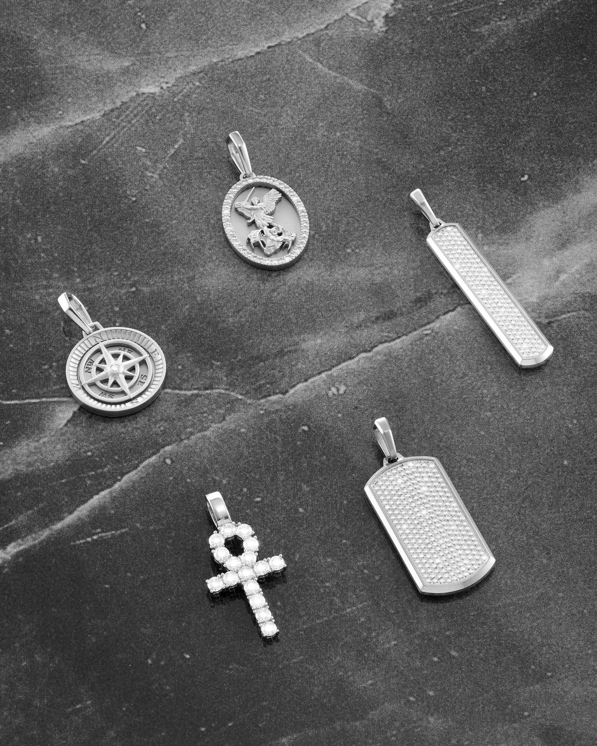 Iced Out Capitol Pendant