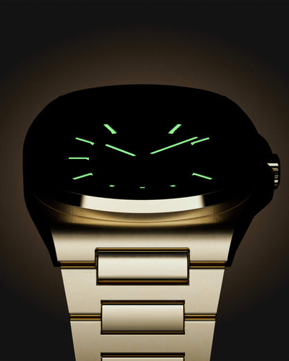 JX1 Automatic Watch + Cuban Link Chain 8mm