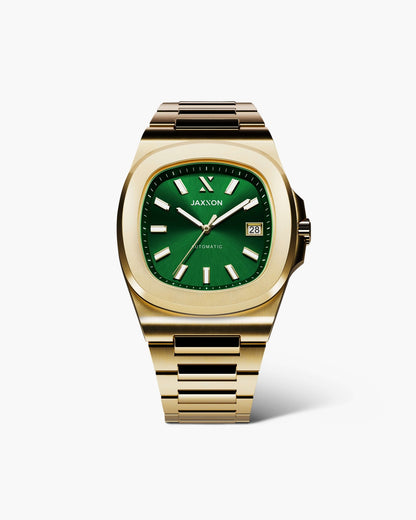 JX1 Automatic Watch + Cuban Set 8mm