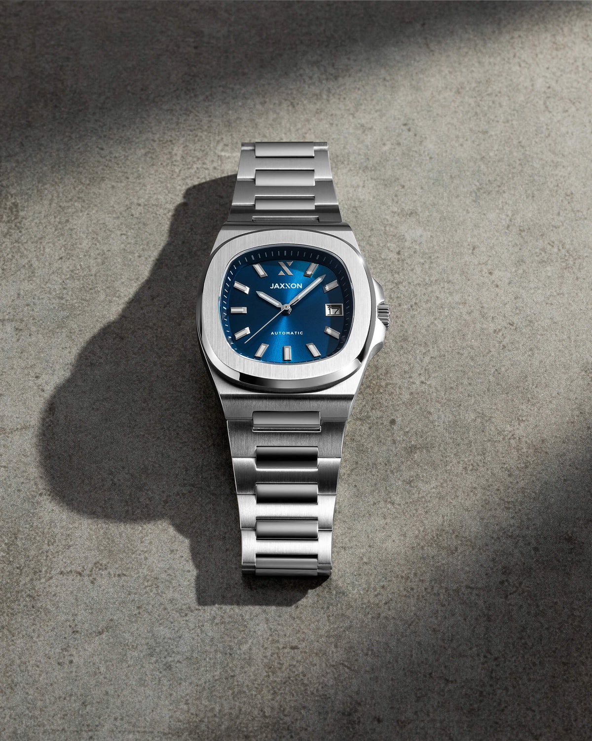 JX1 Automatic Watch + Cuban Link Bracelet 8mm