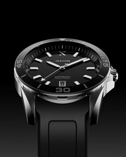 JX2 Dive Watch + Cuban Link Chain 8mm