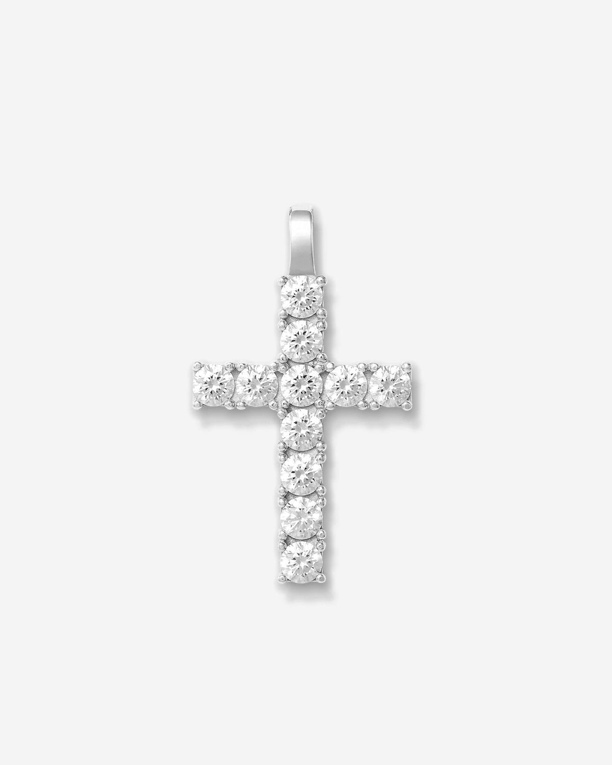 Women's Micro Studded Cross Pendant