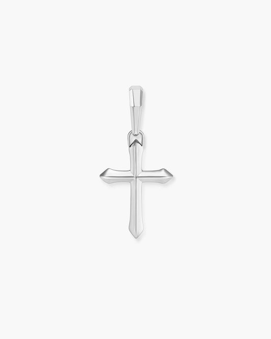 Mini Architectural Cross Pendant