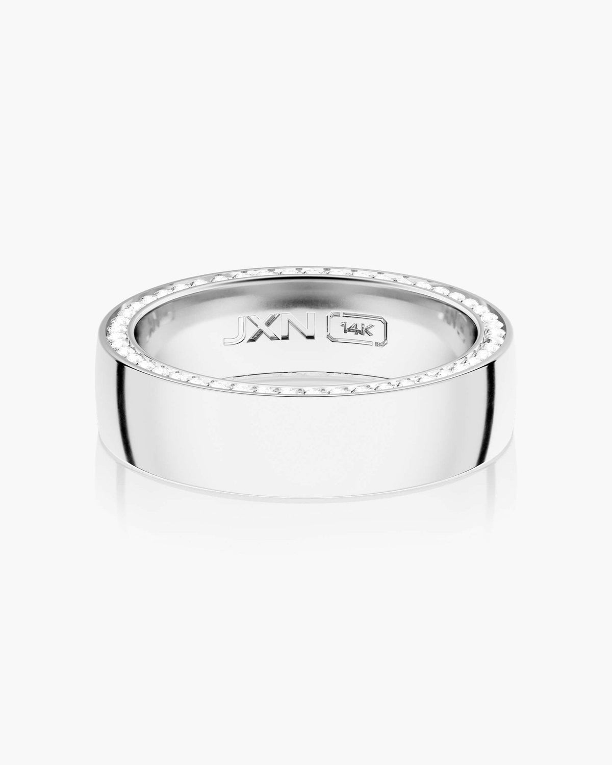 Modern Classic Diamond Framed Band 6mm