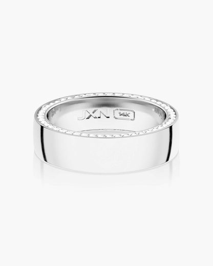 Modern Classic Diamond Framed Band 6mm