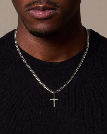 Architectural Cross Pendant