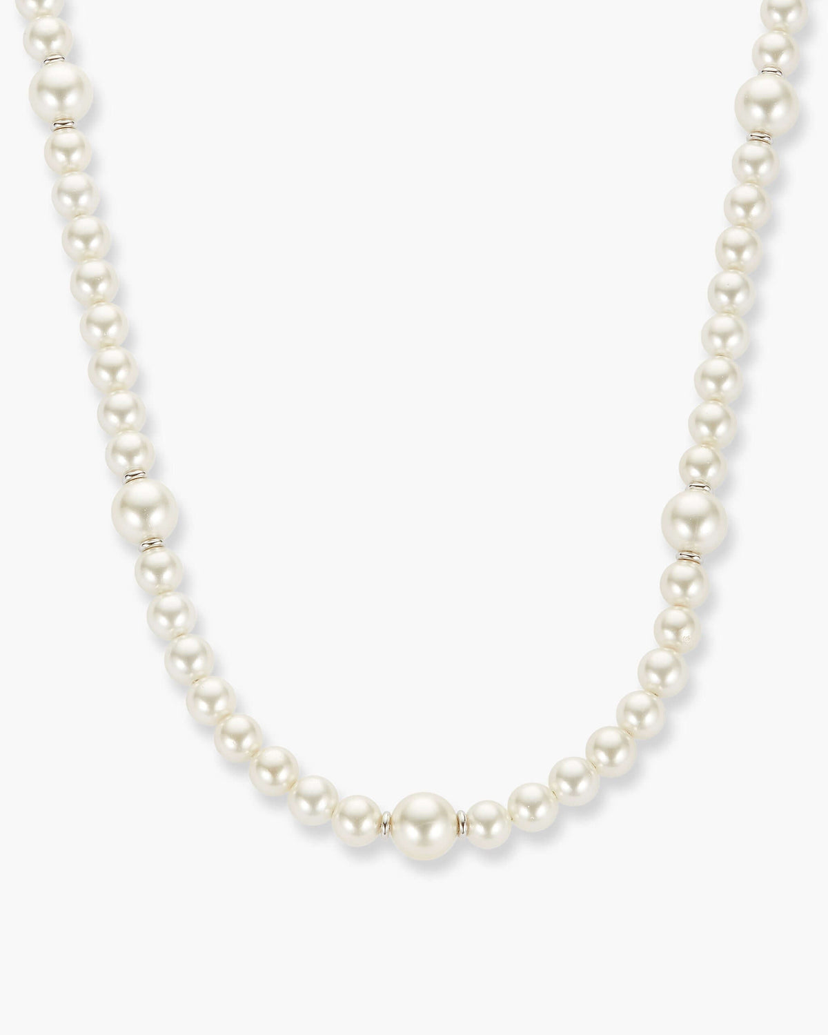 Offset Pearl Necklace