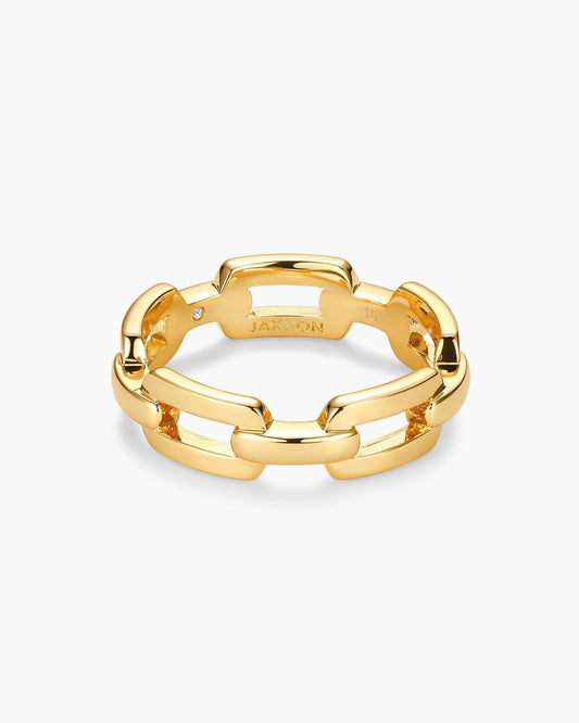 Women's Paperclip Ring Gold