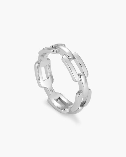 Paperclip Ring Silver
