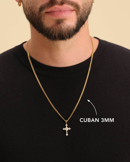 Pavé Cross Pendant
