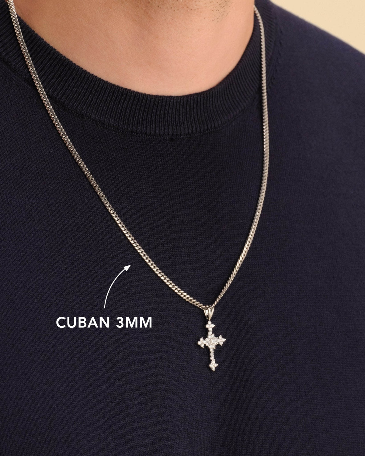 Pavé Cross Pendant