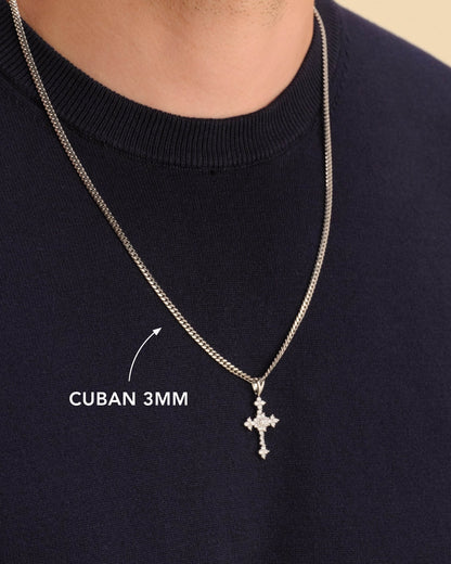 Pavé Cross Pendant