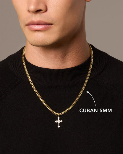 Pavé Cross Pendant