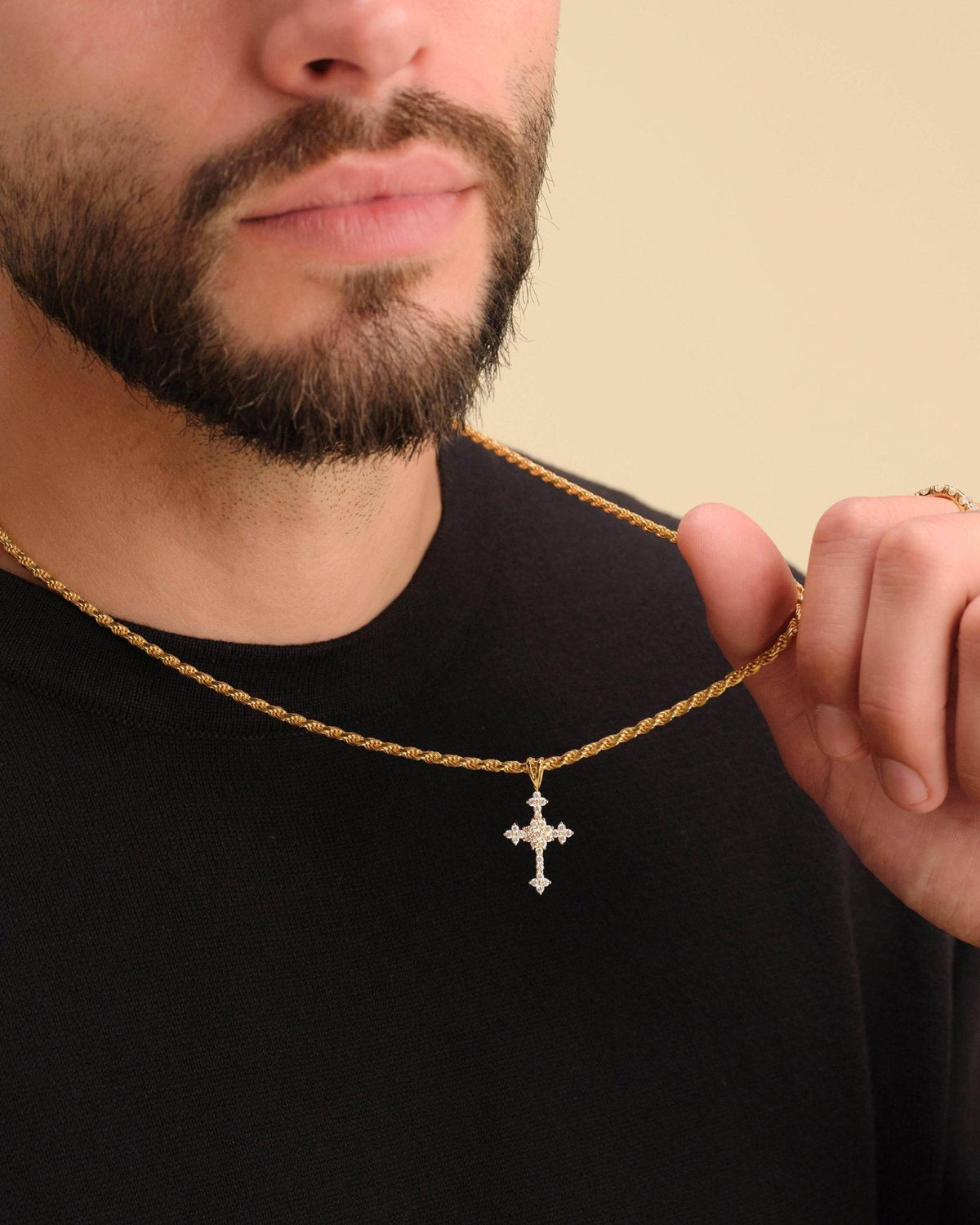 Pavé Cross Pendant