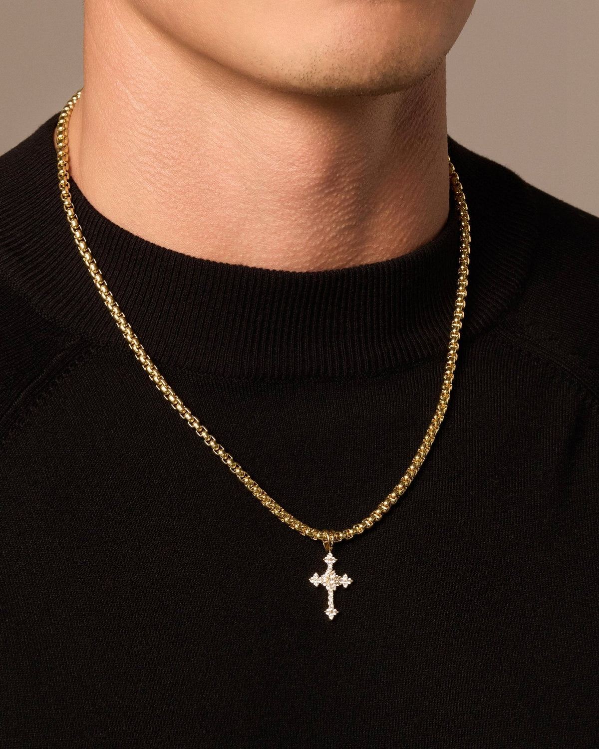 Pavé Cross Pendant