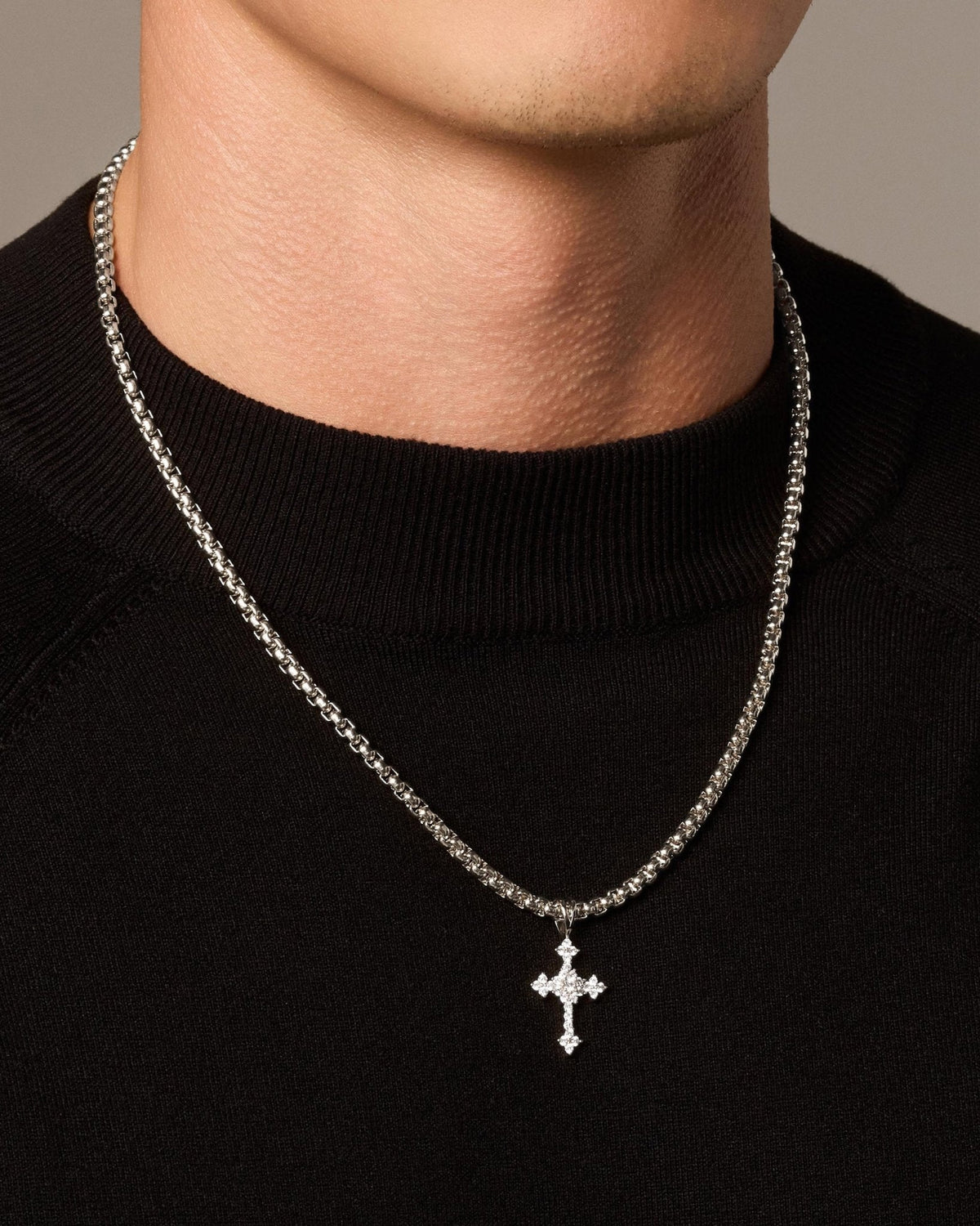 Pavé Cross Pendant