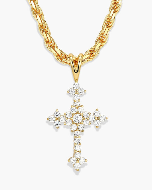 Pavé Cross Pendant
