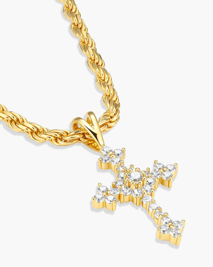 Women's Pavé Cross Pendant