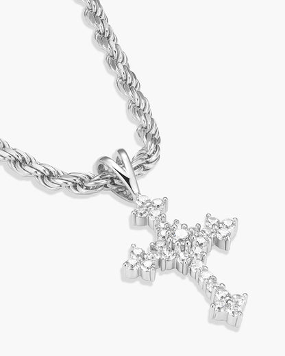 Women's Pavé Cross Pendant