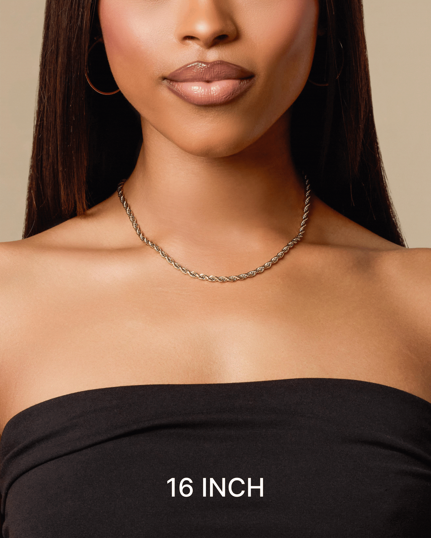 Women's Rope Chain 3mm