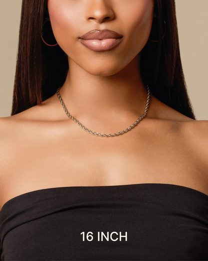 Women's Rope Chain 3mm