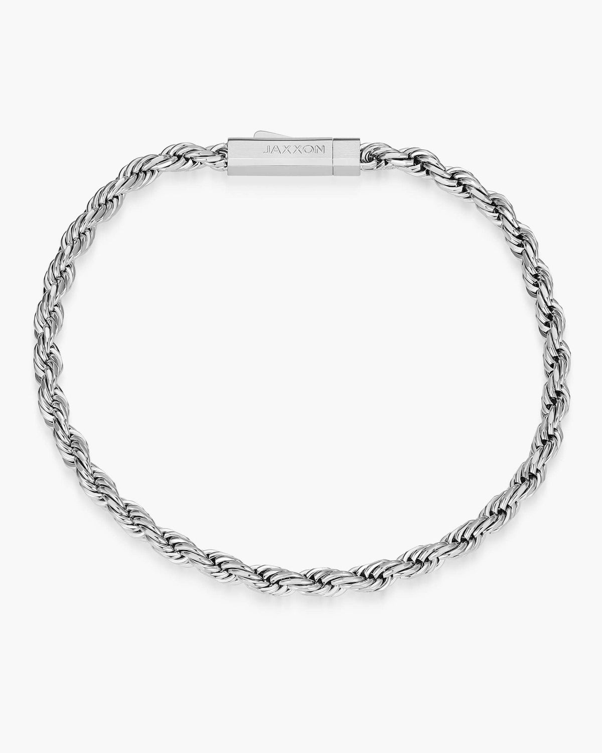 Women's Cuban + Rope Bracelet Stack