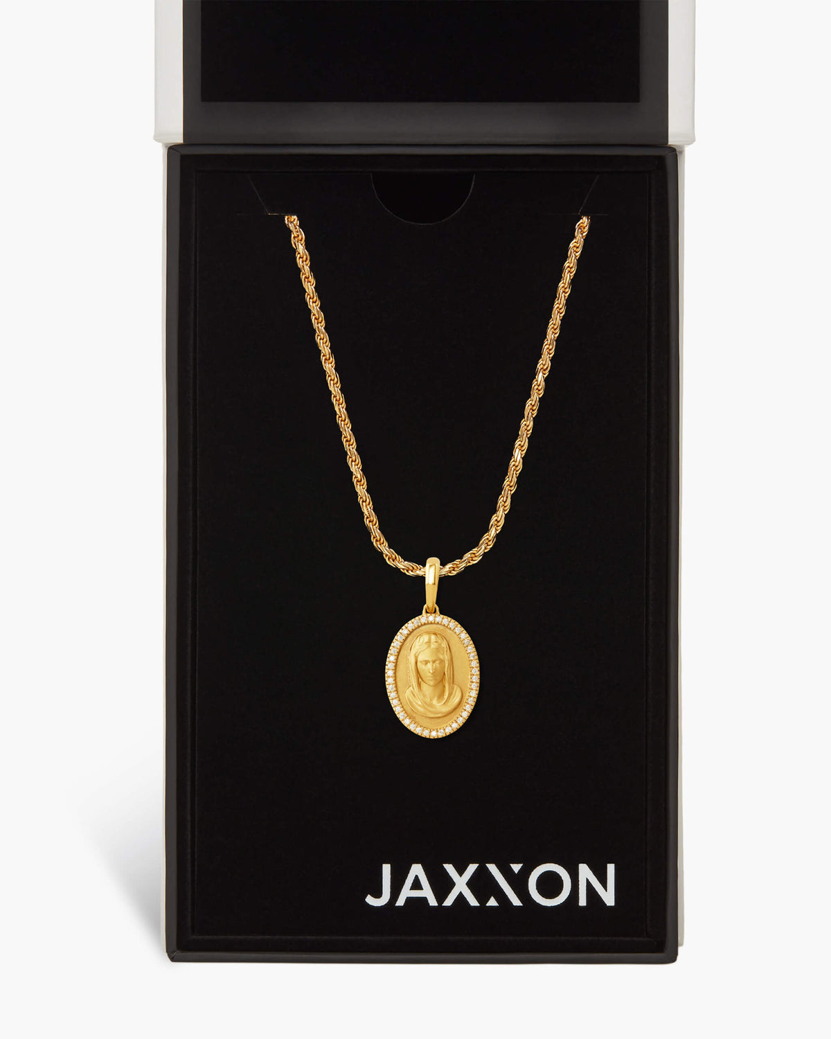 Women's Studded St. Mary Pendant