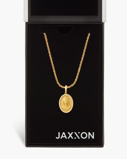 Women's Studded St. Mary Pendant