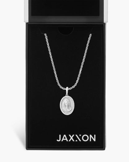 Women's Studded St. Mary Pendant