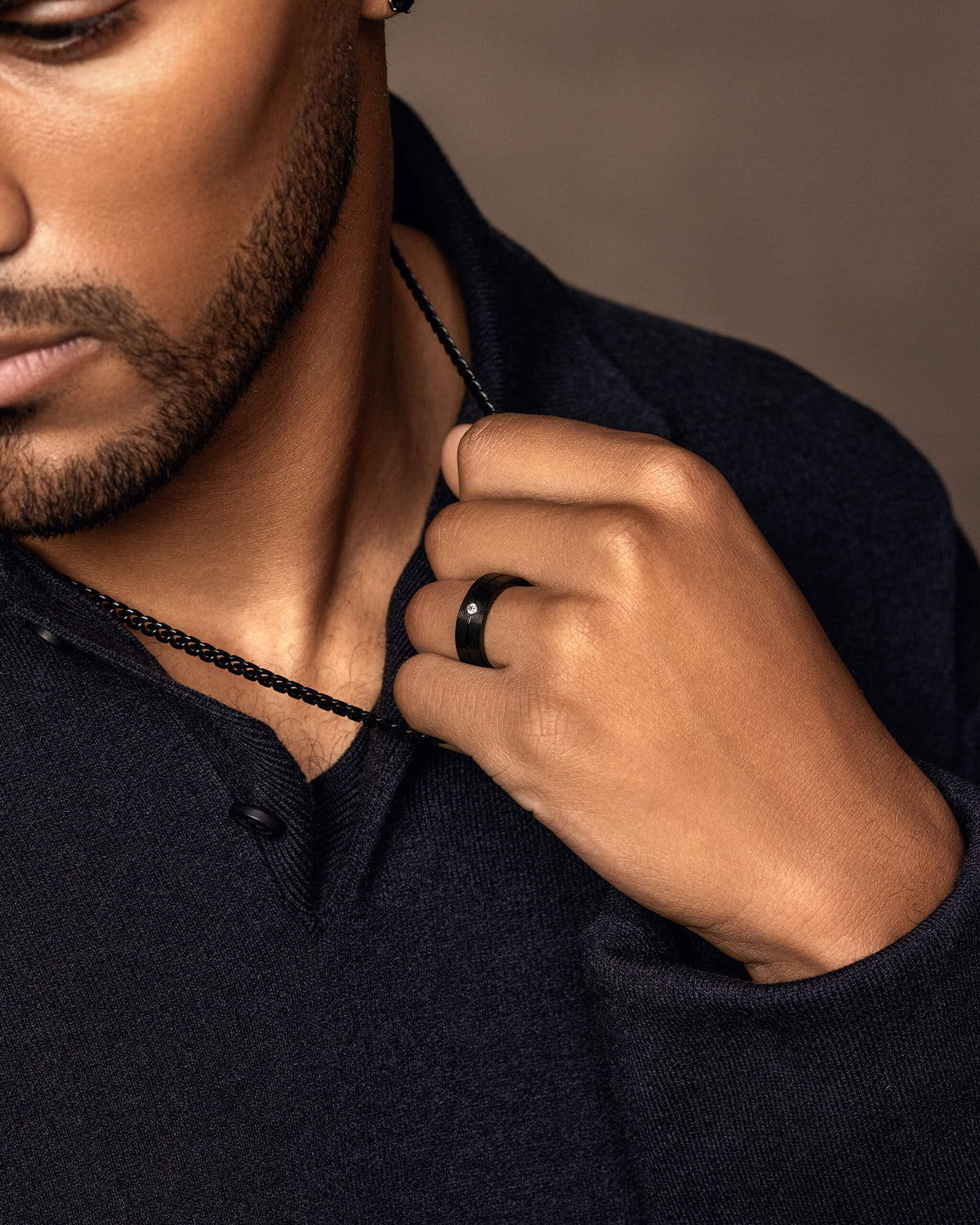 Single Stone Comfort Fit Band 7mm