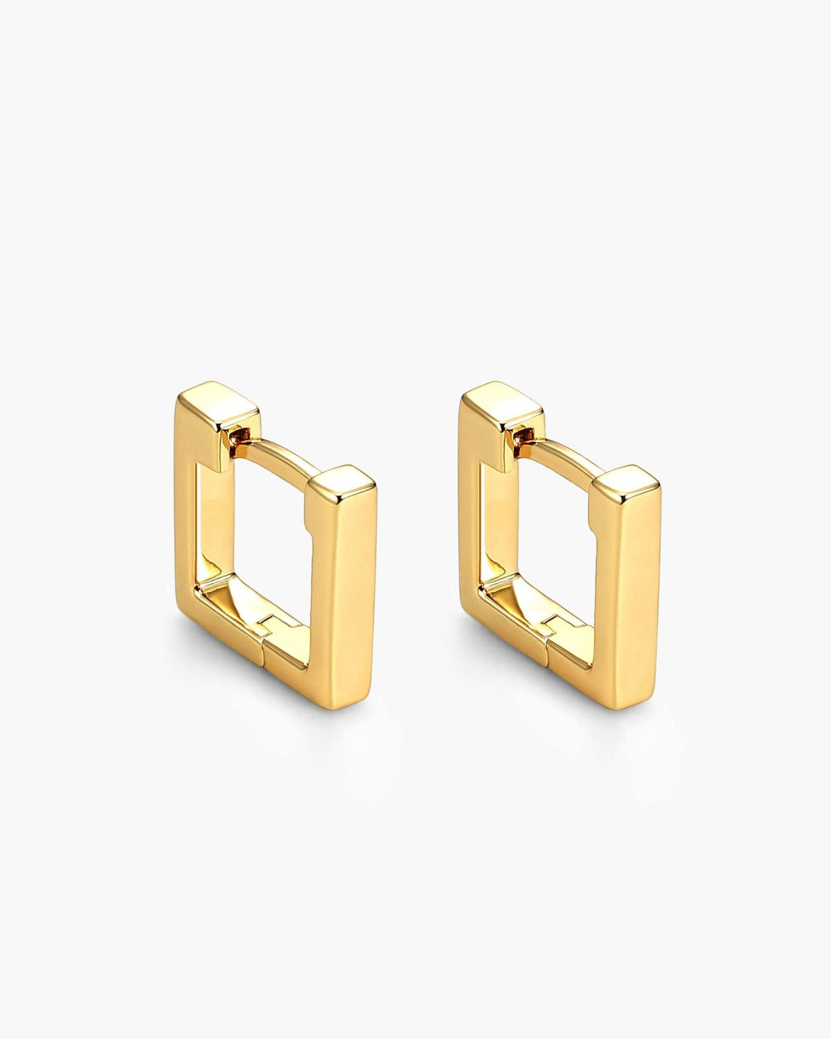 Square Huggie Earrings