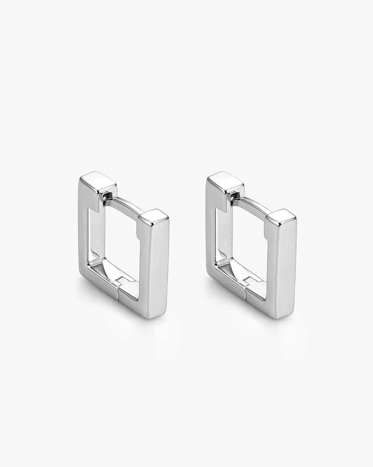 Square Huggie Earrings