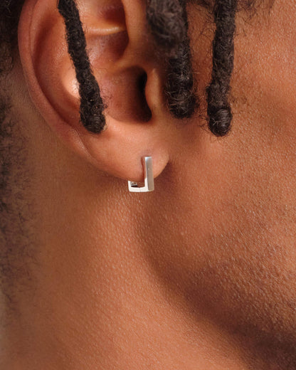 Square Huggie Earrings