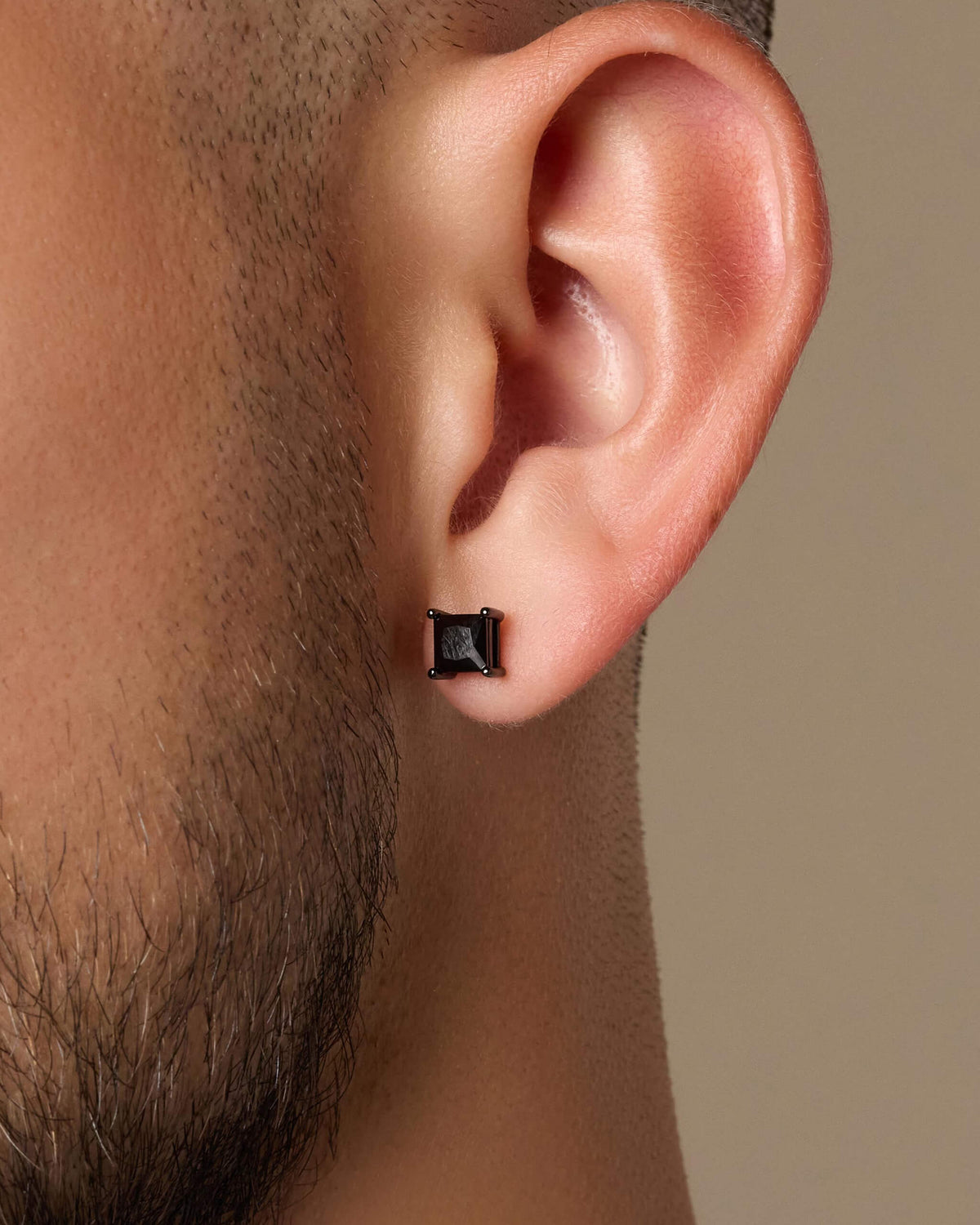 Square Stud Earrings 5mm
