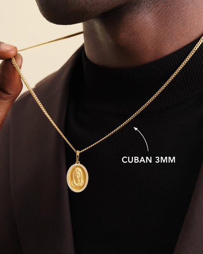 Studded St. Mary Pendant