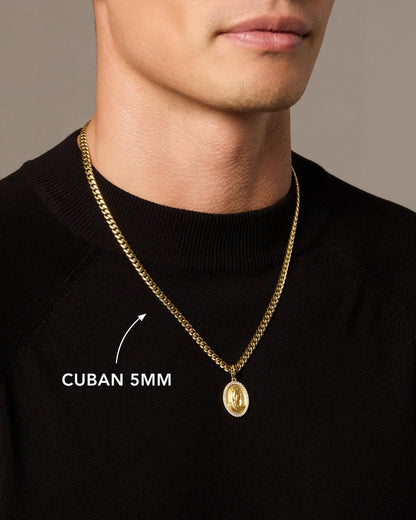 Studded St. Mary Pendant