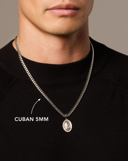 Studded St. Mary Pendant