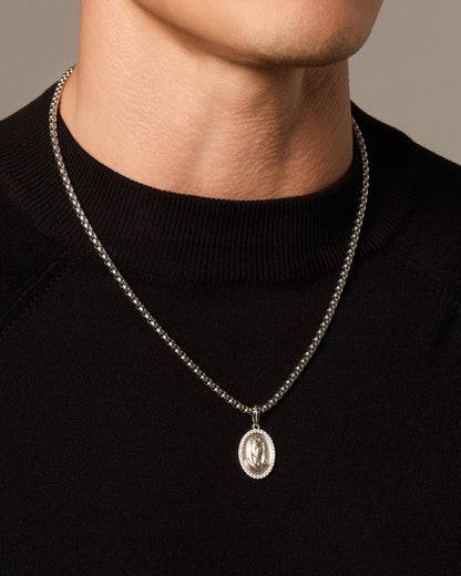 Studded St. Mary Pendant