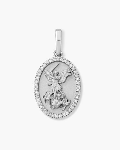 Youth Studded St. Michael Pendant