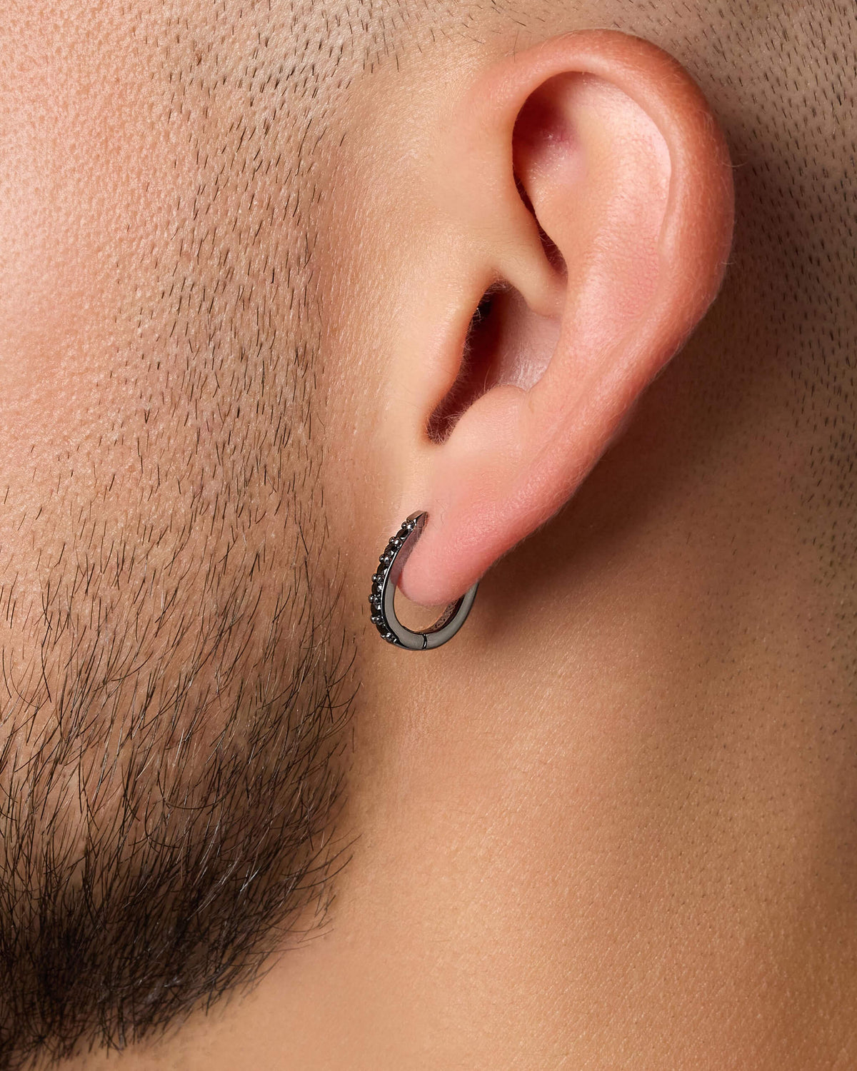 Studded Huggie Earrings