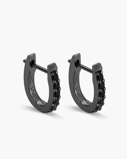 Studded Huggie Earrings